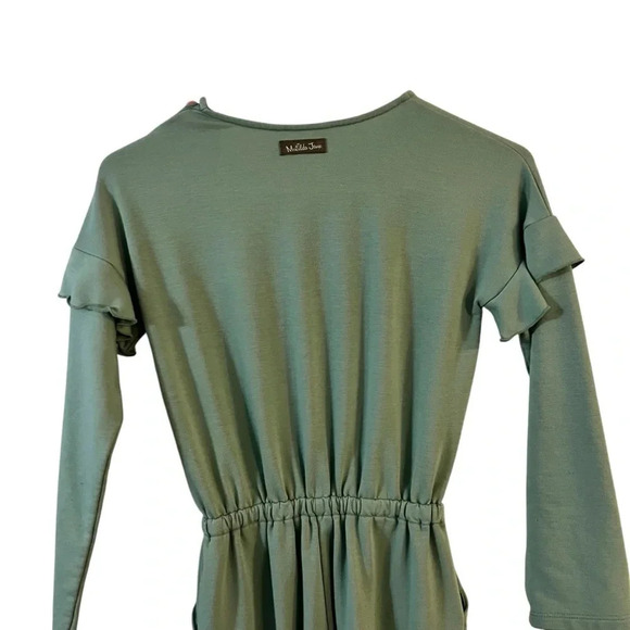 Matilda Jane Resting Day Romper Green Jumpsuit Jumper girls size 10 - Picture 8 of 9